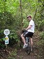 Ross starting an intermediate trail at Anse Mamin